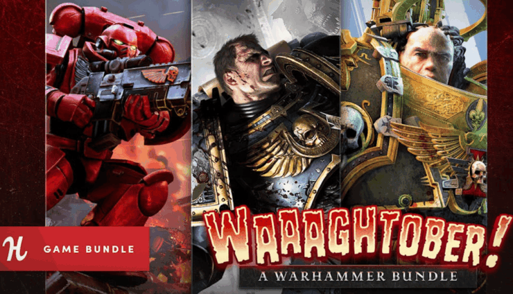 humble bundle preview warhammer day waaaghtober art space marine titus and inquisitor
