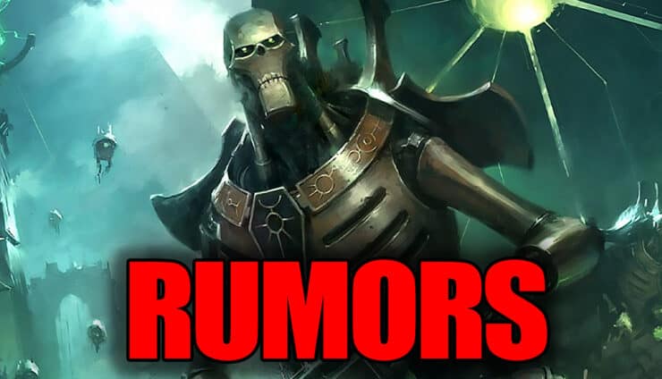 necrons rumors warrior in front of monlith artwork red rumors world warhammer 40k