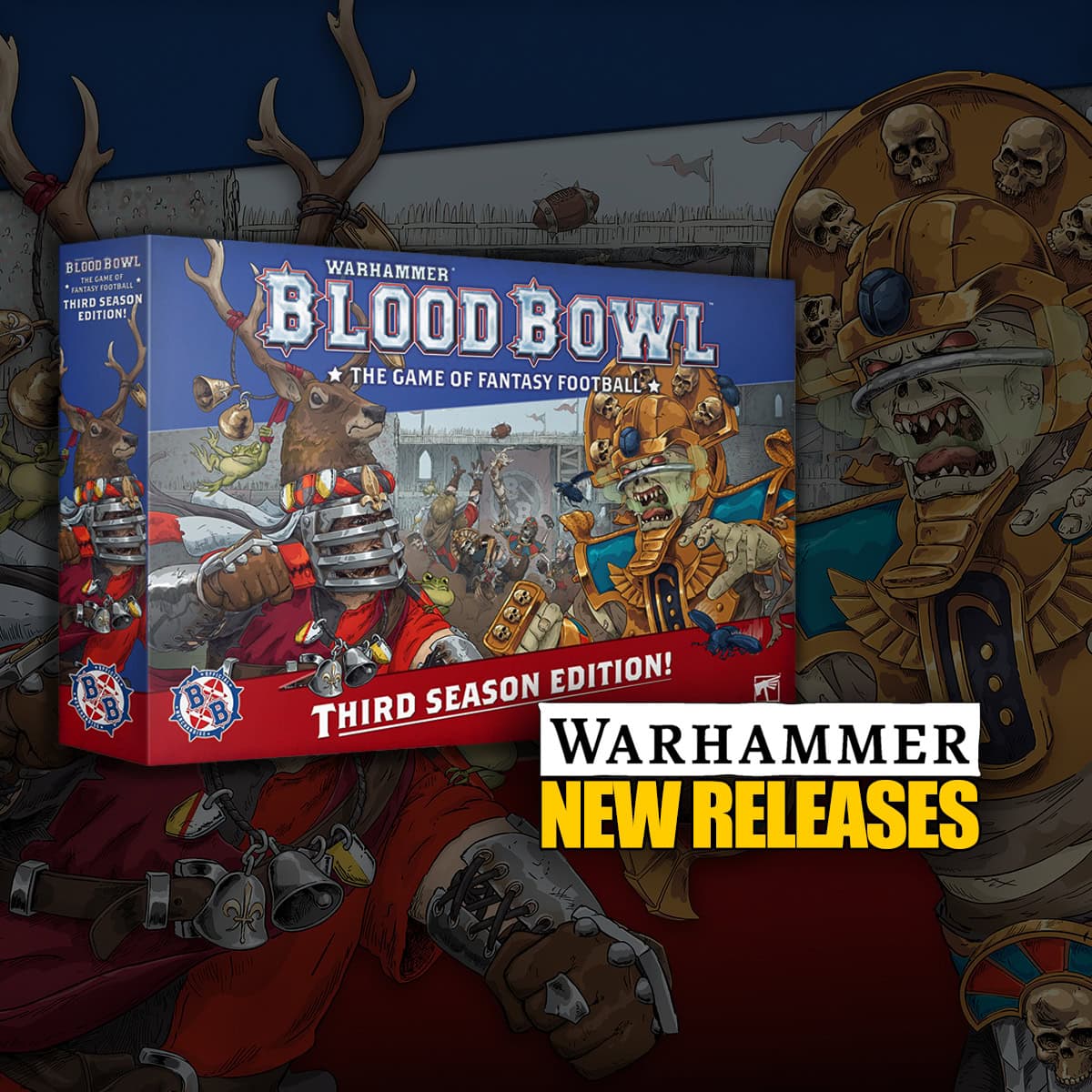 new releases pre order next week blood bowl third season product image box with background art warhammer