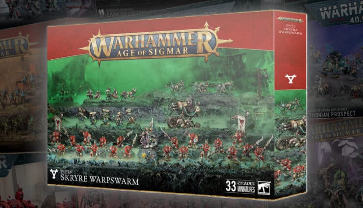skaven Skryre Warpswarm warhammer aos product shot battleforce christmas box 2025
