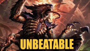 unebeatable text on top of tyranids 8th edition artowrk warrior warhamemr 40k