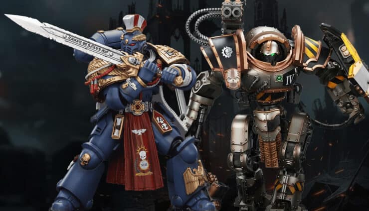 Joytoy space marine two and horus heresy domitar