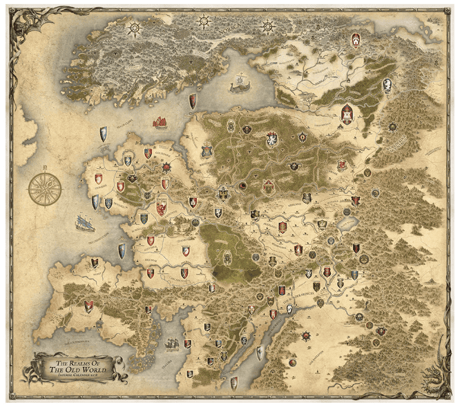 Map of the Old World – Imperial Calendar 2278