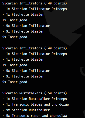Warhammer 40,000 Champion Richard Siegler admech army list
