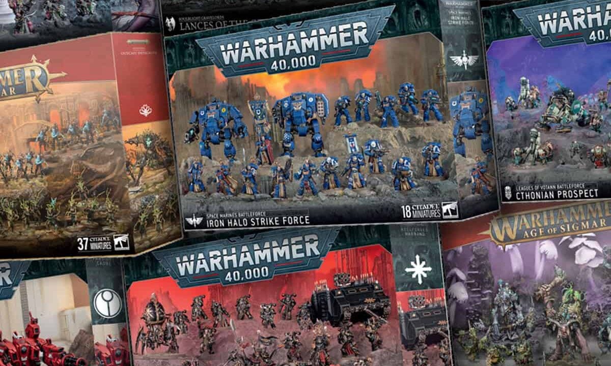 all warhammer pre order christmas boxes 40k product images