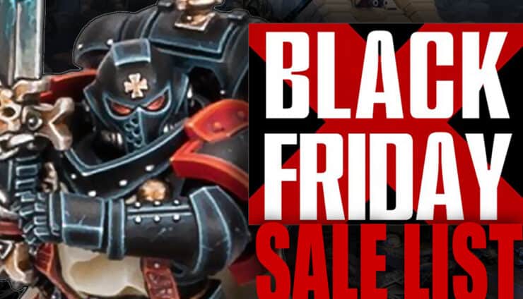 black-friday-warhammer-40k-sales-X-logo-from-games-workshop-painted-black-templasr-miniatures