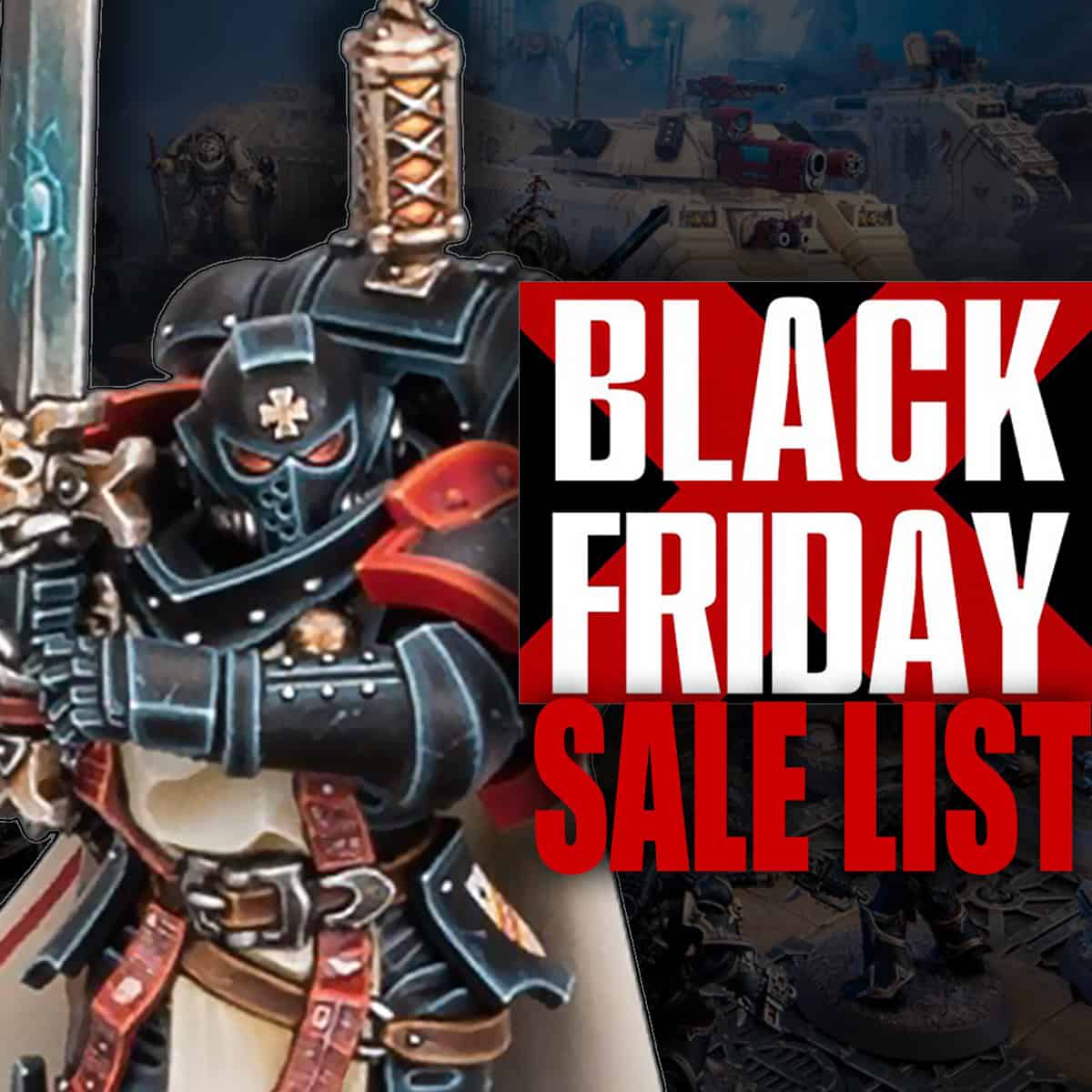 black-friday-warhammer-40k-sales-X-logo-from-games-workshop-painted-black-templas-miniatures