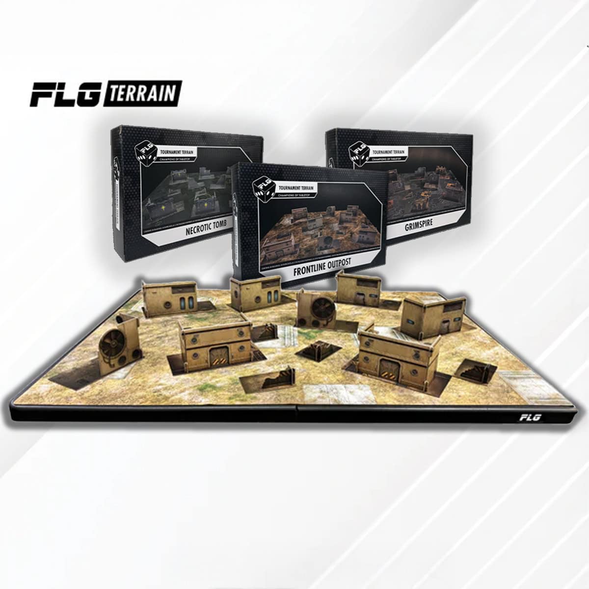 flg terrain new sets on table product shots warhammer 40k frontline gaming terrain