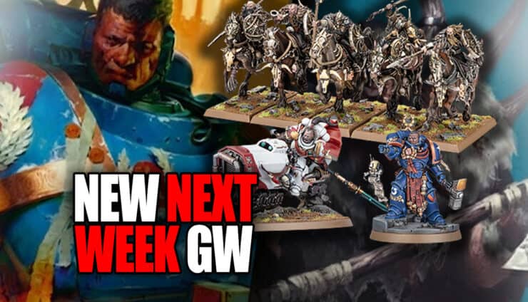 new next week pre order space marines chaos marauders art and painted model images warhammer