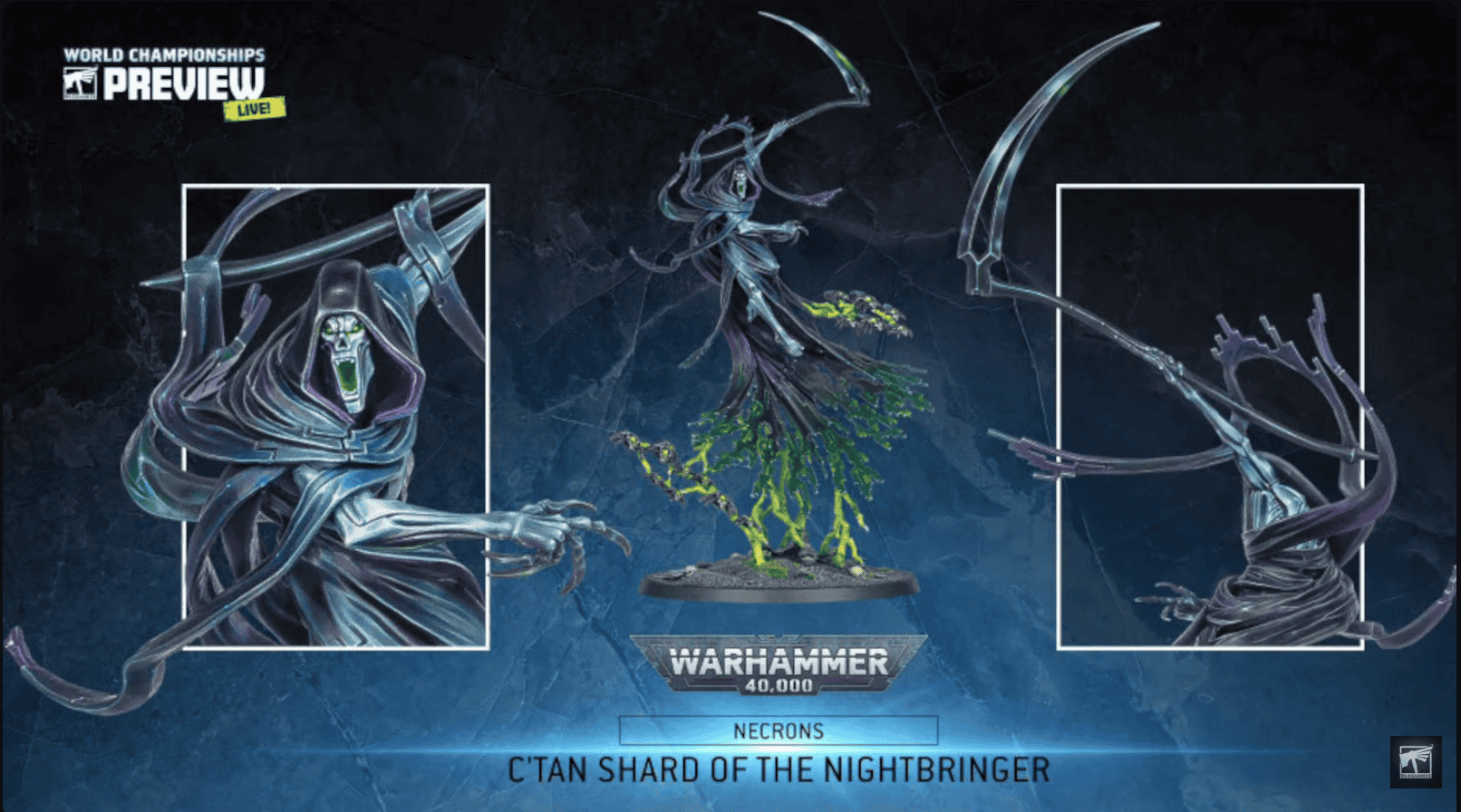 new painted nightbritnger model for necrons