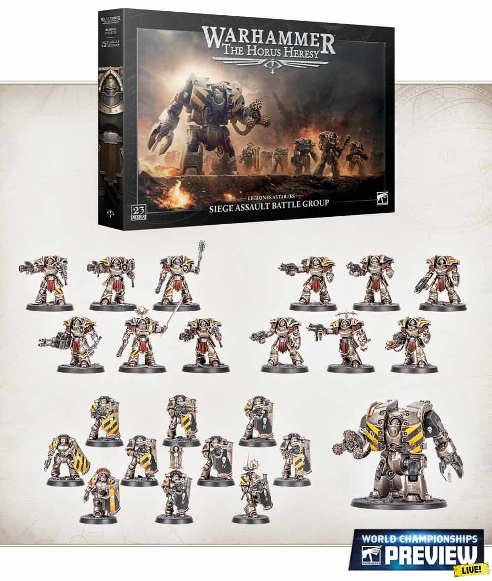 siege Assault Battle Group box horus heres