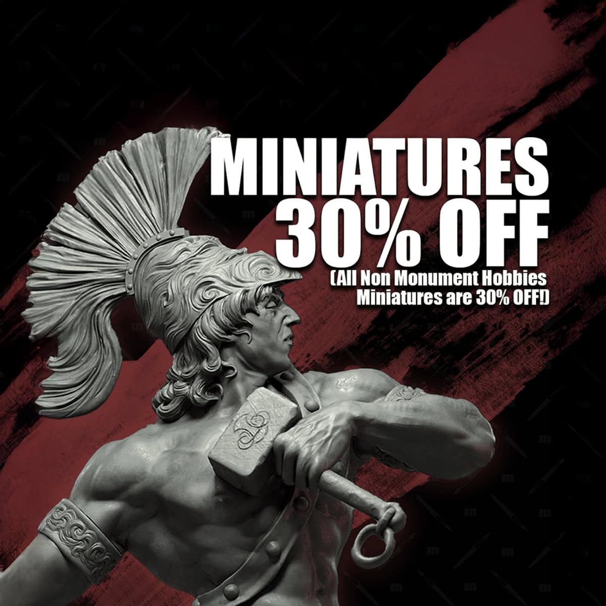 Monument Hobbies New Products sale on miniatures and busts