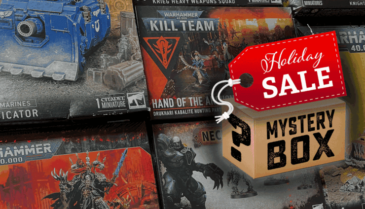 minaiture crate and drop shots mystery box holiday sale