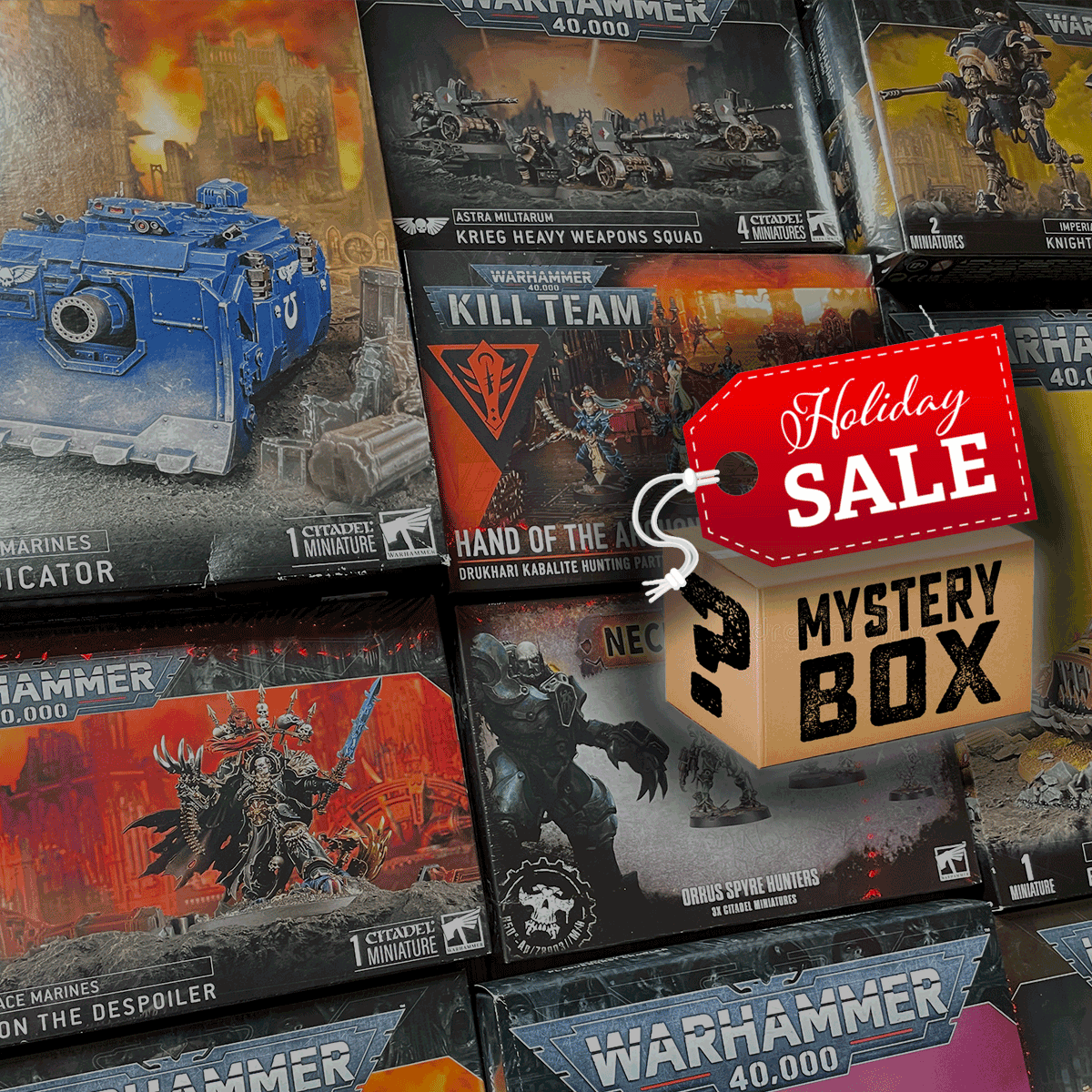 minaiture crate and drop shots mystery box holiday sale