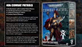 Adeptus Custodes Combat Patrol 2026 Values contents