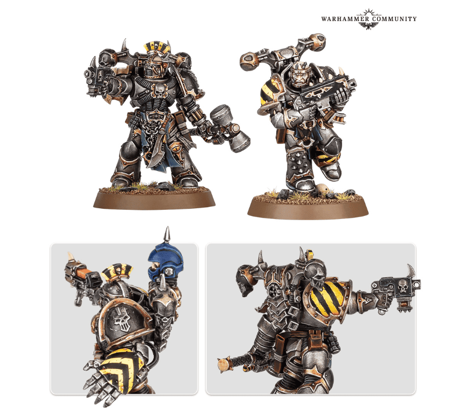 Iron Warriors Upgrade Sprue details