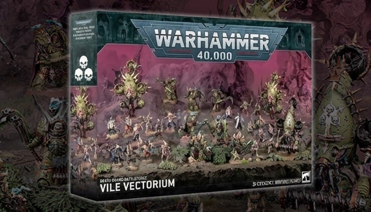 Vile Vectorium Battleforce product shot warhammer 40k chaos colorized