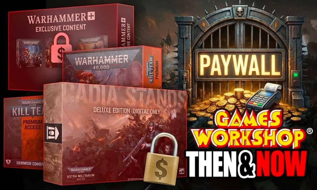 games workshop paywalls for warhammer 40k locks on products and bank vault with logo