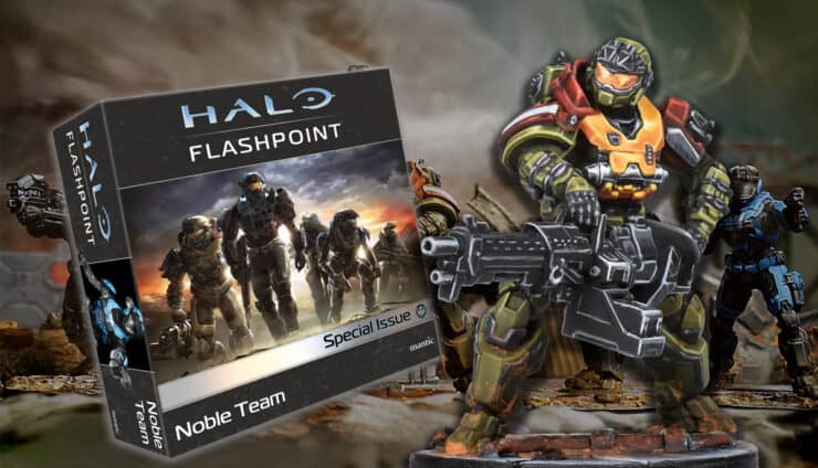 halo flashpoint noble team expansion product image and painted models