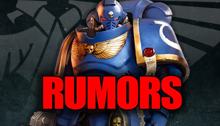 space marine wal rumors indomitus marine and aquila in background