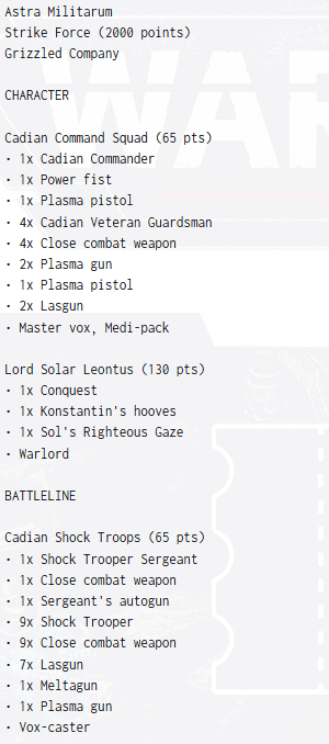 Chimera Gaming Warhammer 40K RTT Nick Jagiello 1