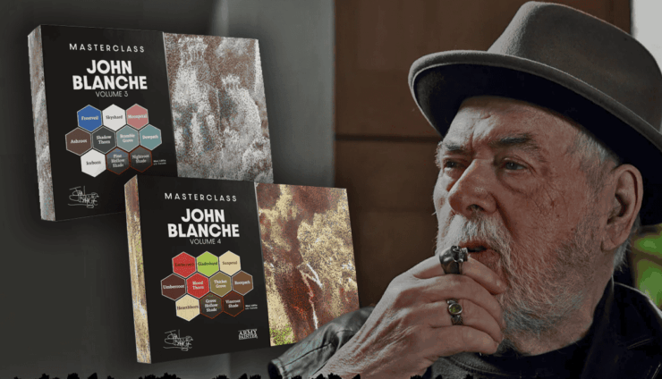 The Army Painter JOhn blanche artist showing new product images of sets 3 and 4