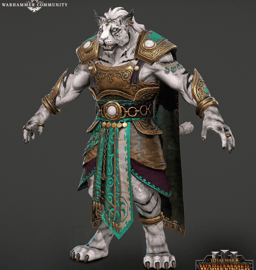 Total War 3 Cathay Tiger Warriors render