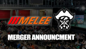 bcp and melee merger logos and convention background