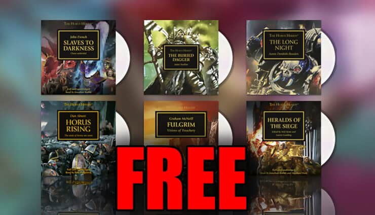 free black library audiobooks amazon images of horus heresy titles with words free in red warhammer 40k games workshop