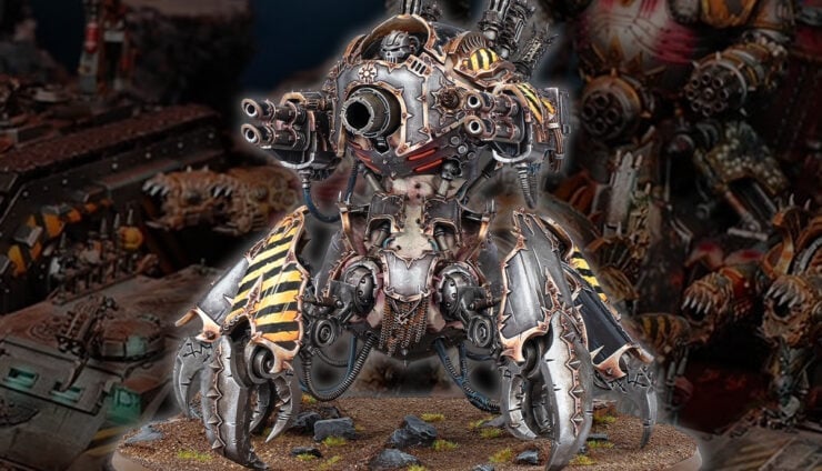 new chaos defiler warhammer 40k painted model shot