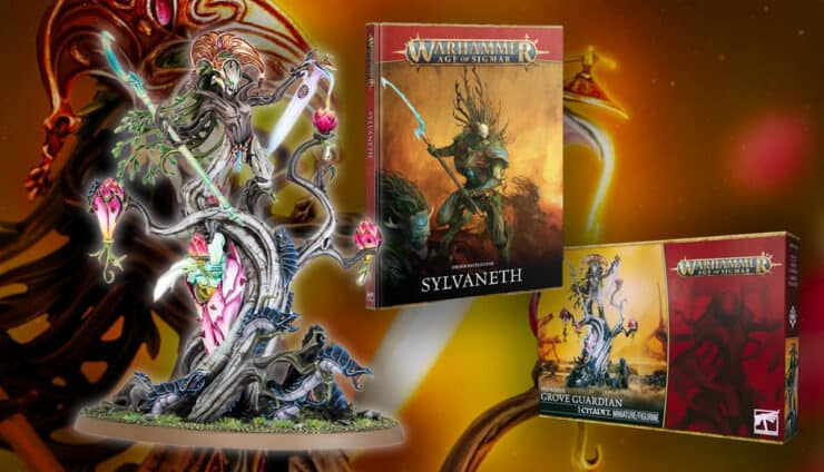 new sylvaneth product shots painted miniatures age of sigmar grove guardian