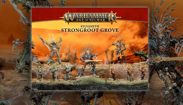 new sylvaneth product shots painted miniatures age of sigmar strongroot grove battleforce featured image