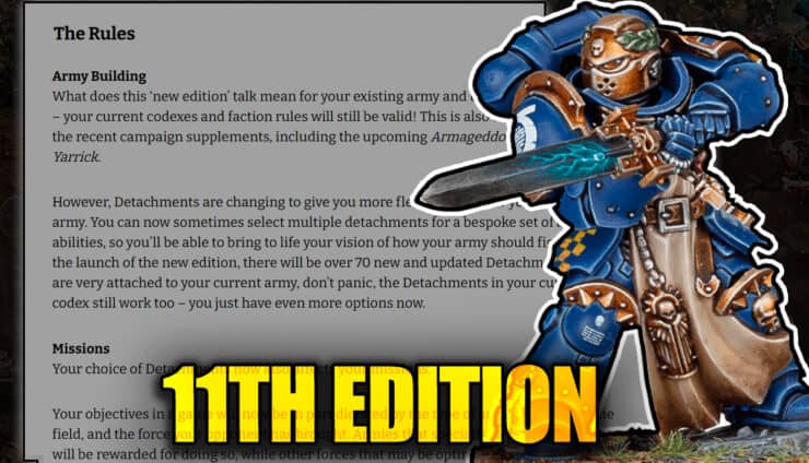 11th edition warhammer 40k rules previews and changes