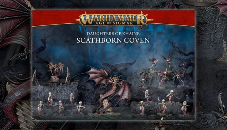 Daughters of Khaine scaithborn coven batteforce featured product shots