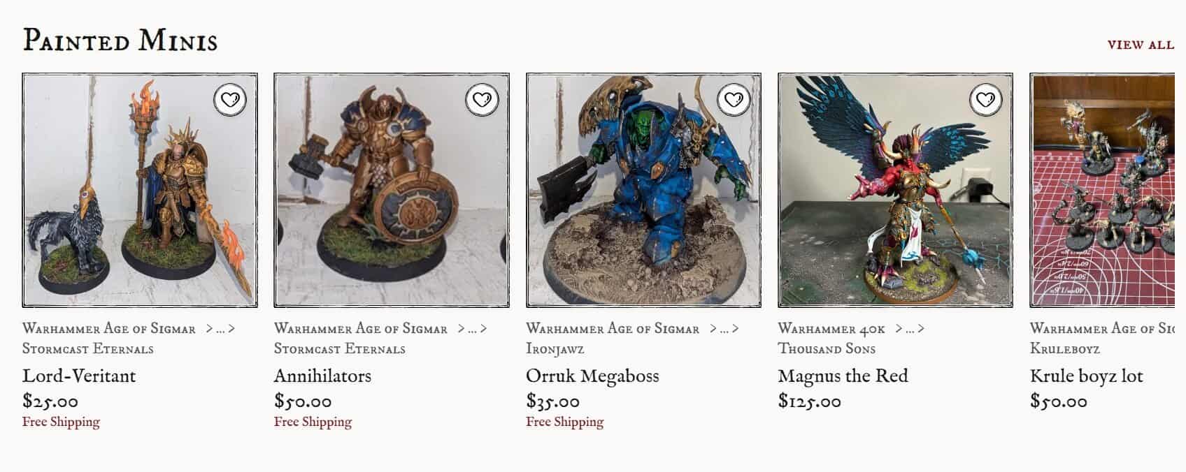 Miniswap Painted Minis