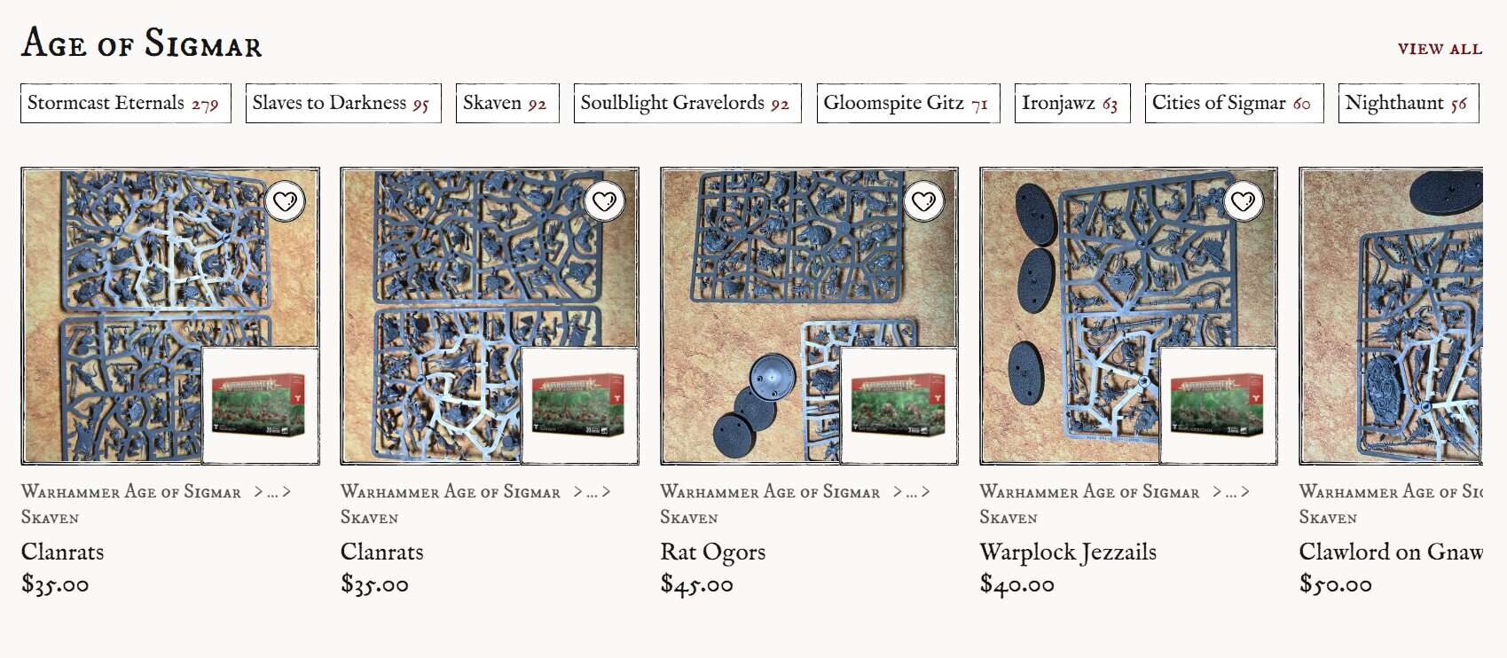 Miniswap Recent AoS Listings