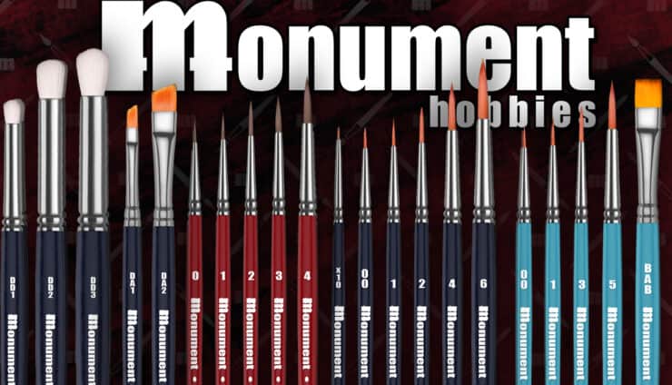 Monument Hobbies New Products pro brushes product shots horizontal