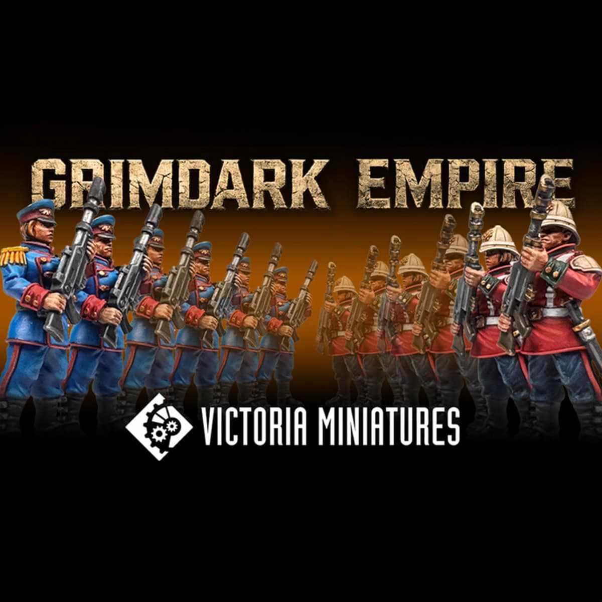 VIctoria Minis grim dark empire modians and pratetorians imperial gaurd 40k
