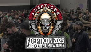 adepticon 2026 con tables with people