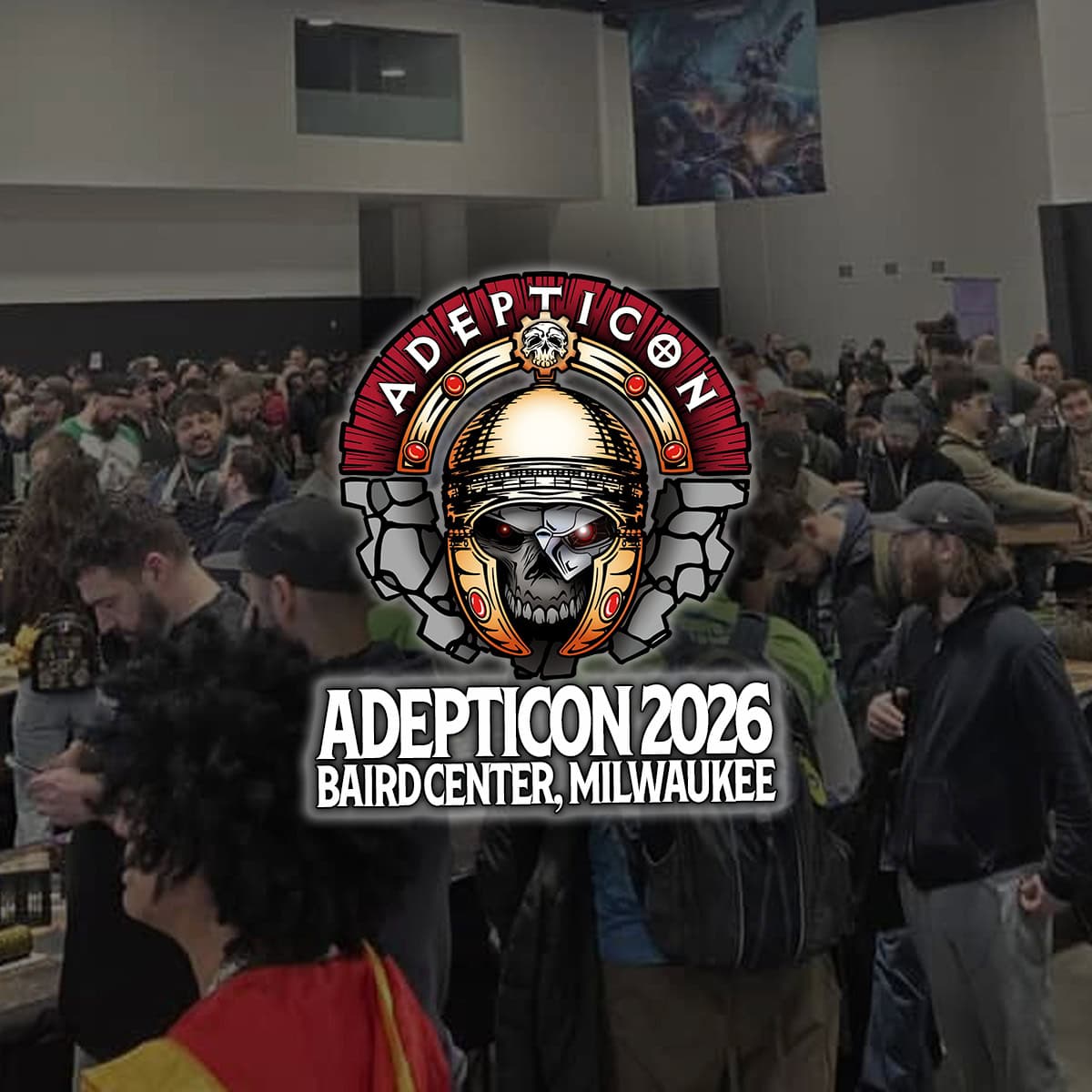 adepticon 2026 con tables with people