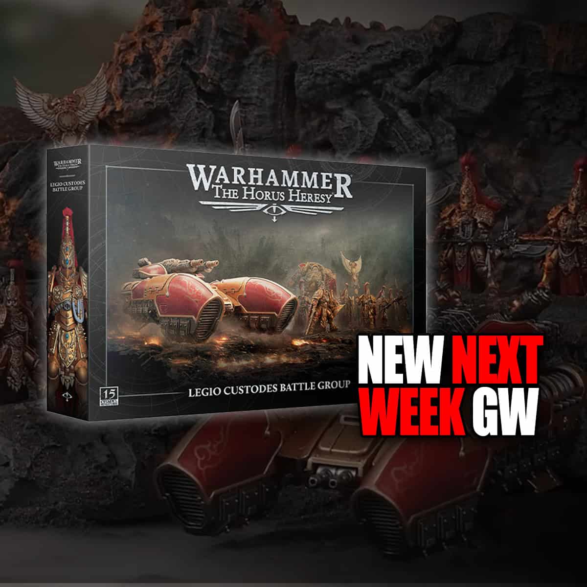 adeptus custodes battlegroup new next week painted models