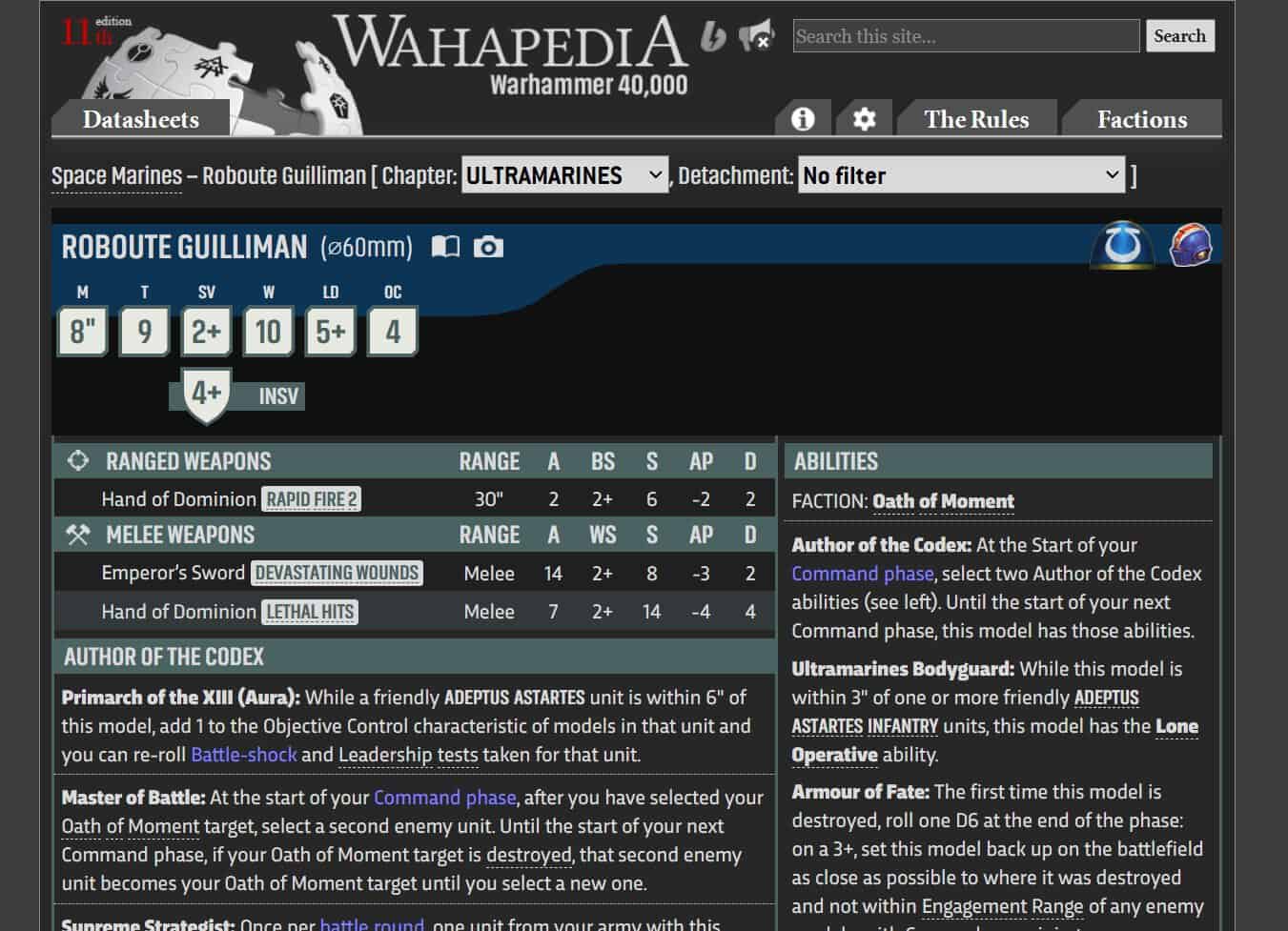 guilliman datasheet
