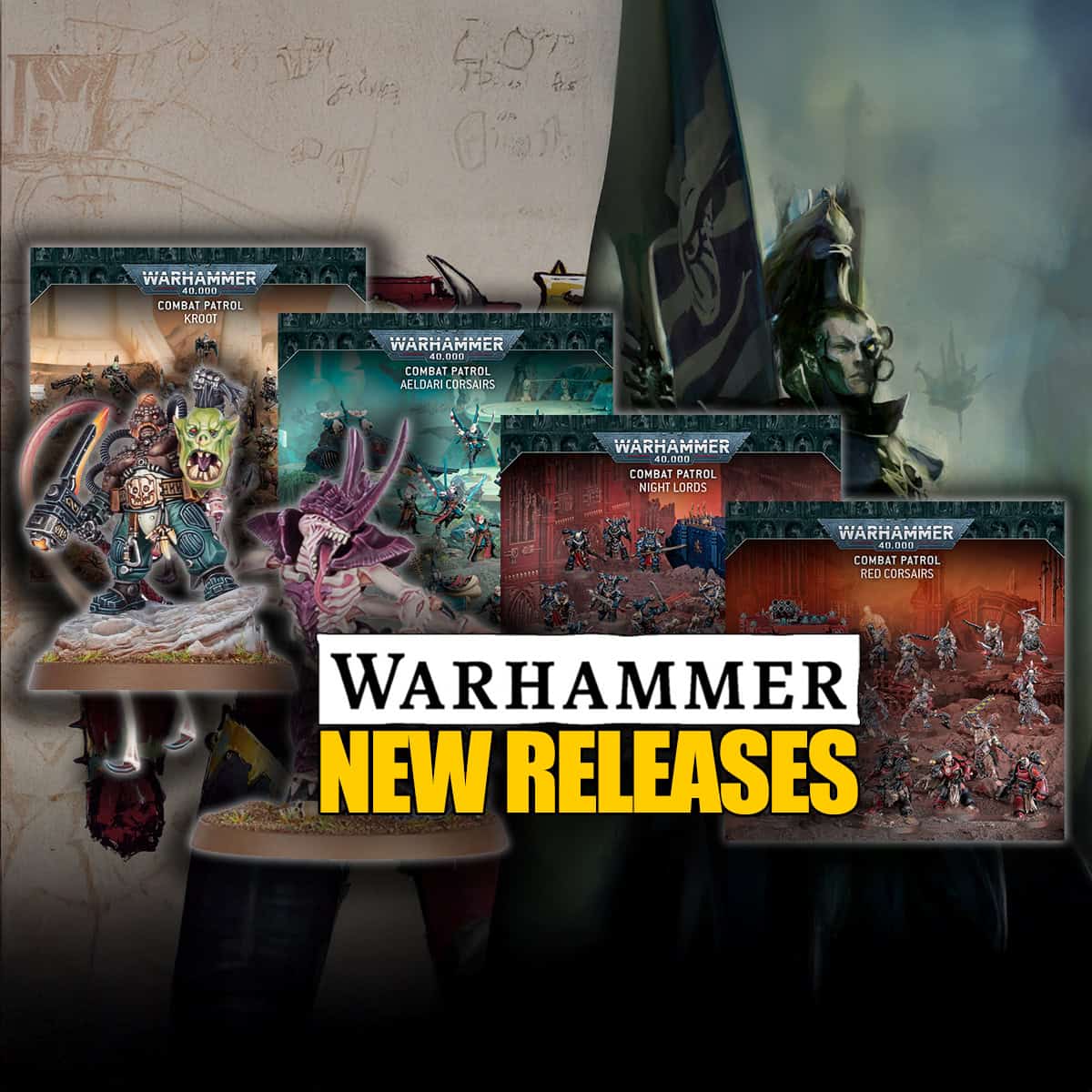 new pre-order releases warhammer 40k releases combat patrols tau and votann tyranids product shots