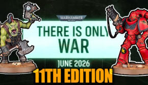11th Edition warhammer 40k june 2026 and painted miniatures