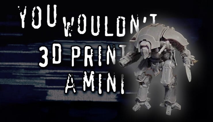 3d printed warhammer 40k knight destrier