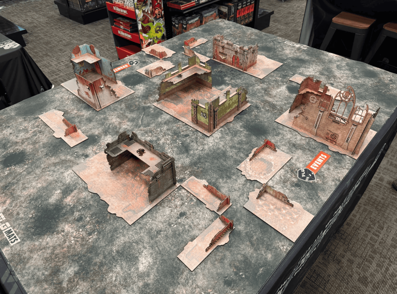 FLG Terrain Base Layout 11th Edition Table Set up