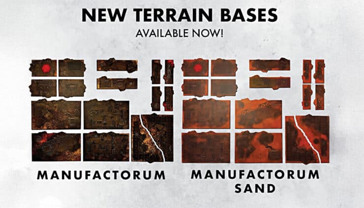 More New Terrain Area Footprints for 11th Edition 40k FLG