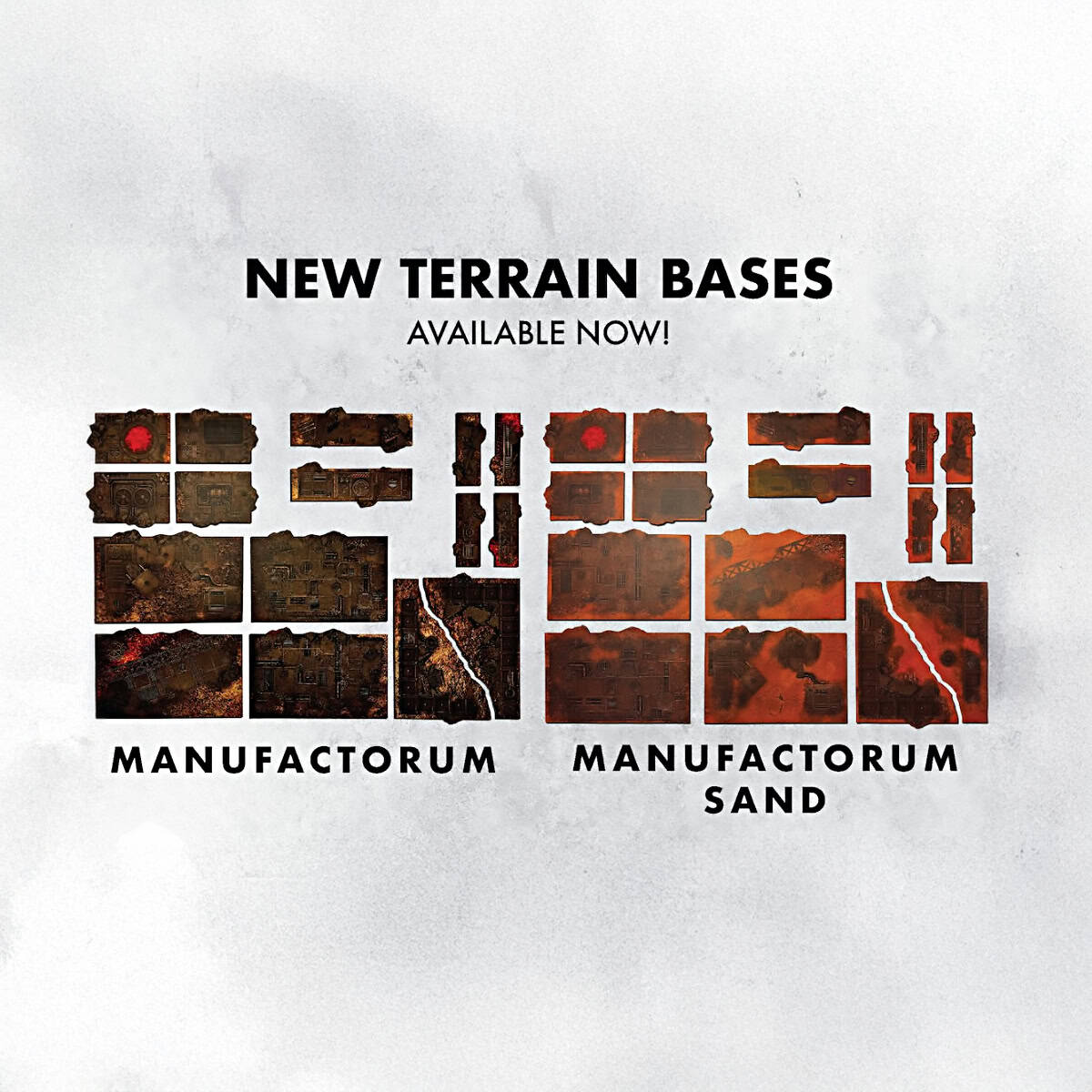 More New Terrain Area Footprints for 11th Edition 40k FLG