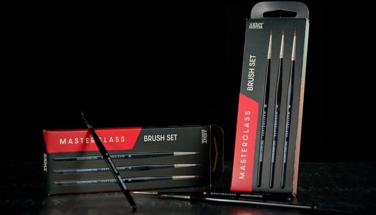 army painter masterclass brushes product image on black background