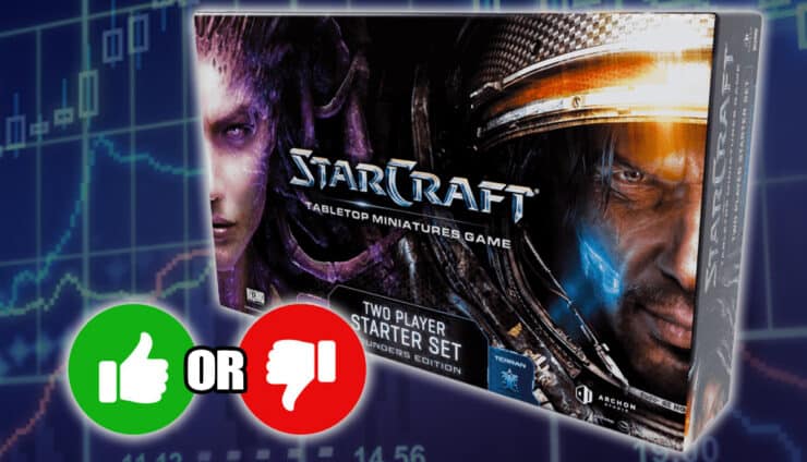 starcraft starter set pass or fail product image with thumbs up or down icons